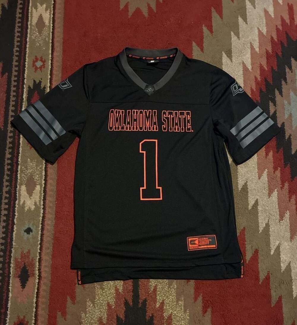Colosseum Oklahoma State Cowboys Jersey Size M #1 Black